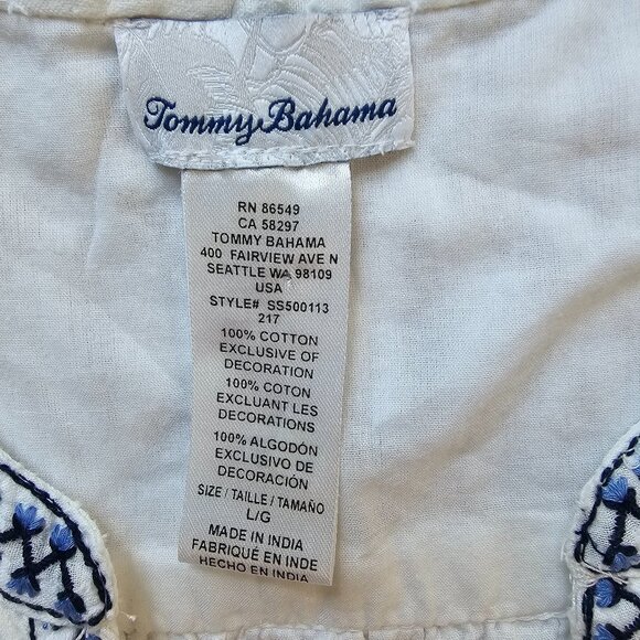 Tommy Bahama Tiered Summer Dress Large - Picture 5 of 9